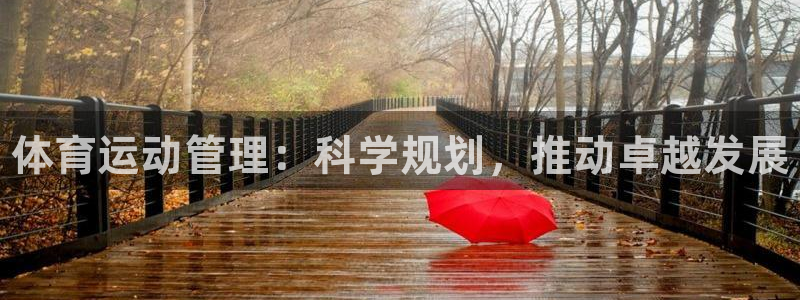 注册yy易游官方正版app：体育运动管理：科学规划，