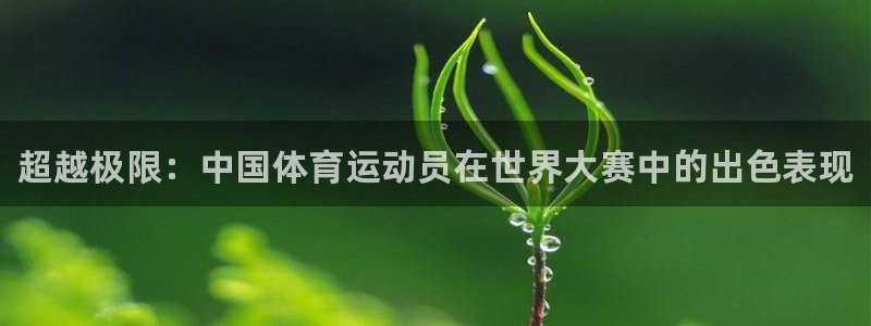 海南yy易游官网下载发展怎么样：超越极限：中国体育运动员在世